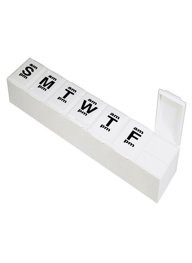 XXL AM - PM Weekly Pill Organizer - Braille